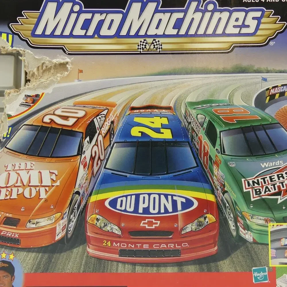 VTG 1999 Micro Machines NASCAR Raceway Playset Winners Circle Hasbro w/ Box